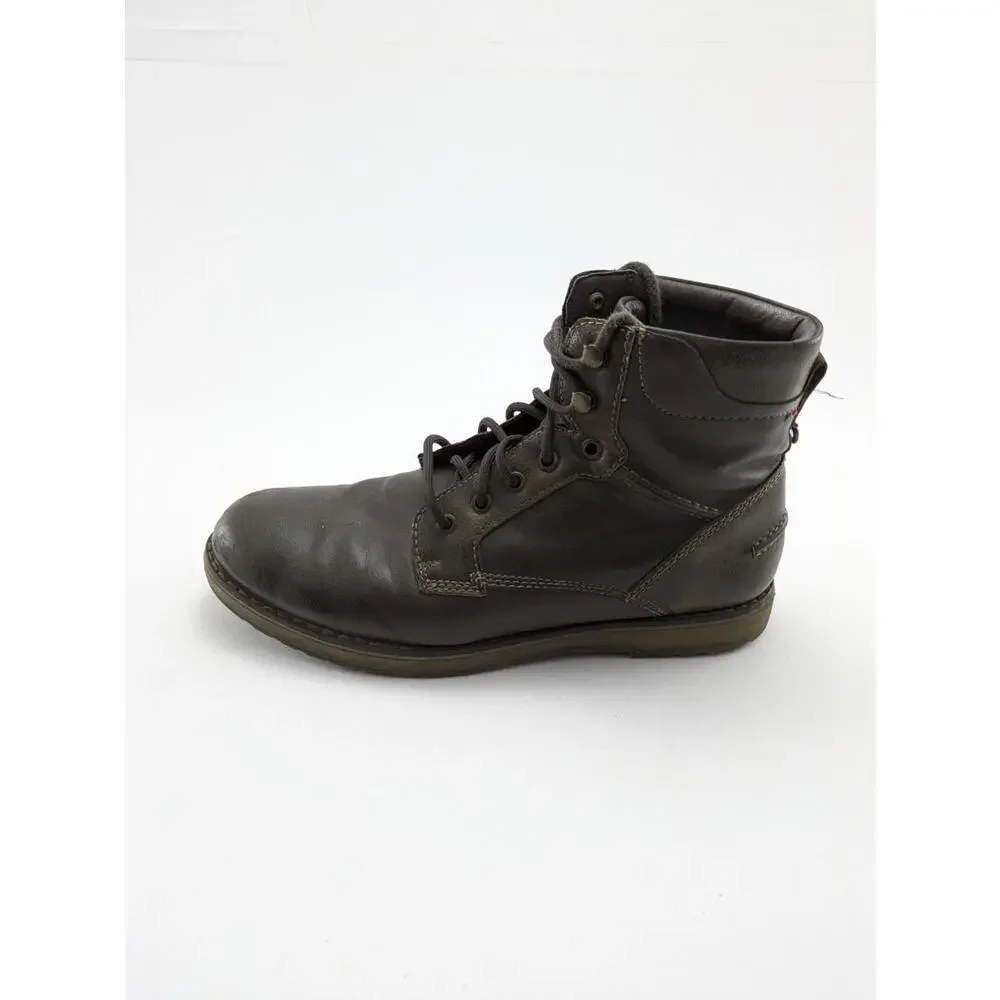 Mens IZOD Leon Brown Leather‎ Outdoor Lace Up Comfort Ankle Boots Size 10.5